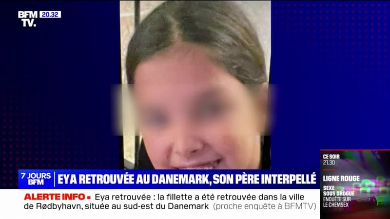 Eya retrouvée au Danemark et son père interpellé