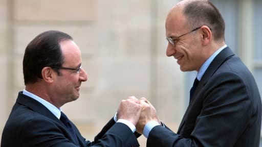 Enrico Letta et François Hollande plaident tout deux pour remettre la croissance sur le devant de la scène européenne