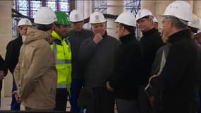 Emmanuel Macron à Notre-Dame-de-Paris, le 14 avril 2023