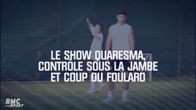 Le show Quaresma, contrôle sous la jambe et coup du foulard à l'entraînement