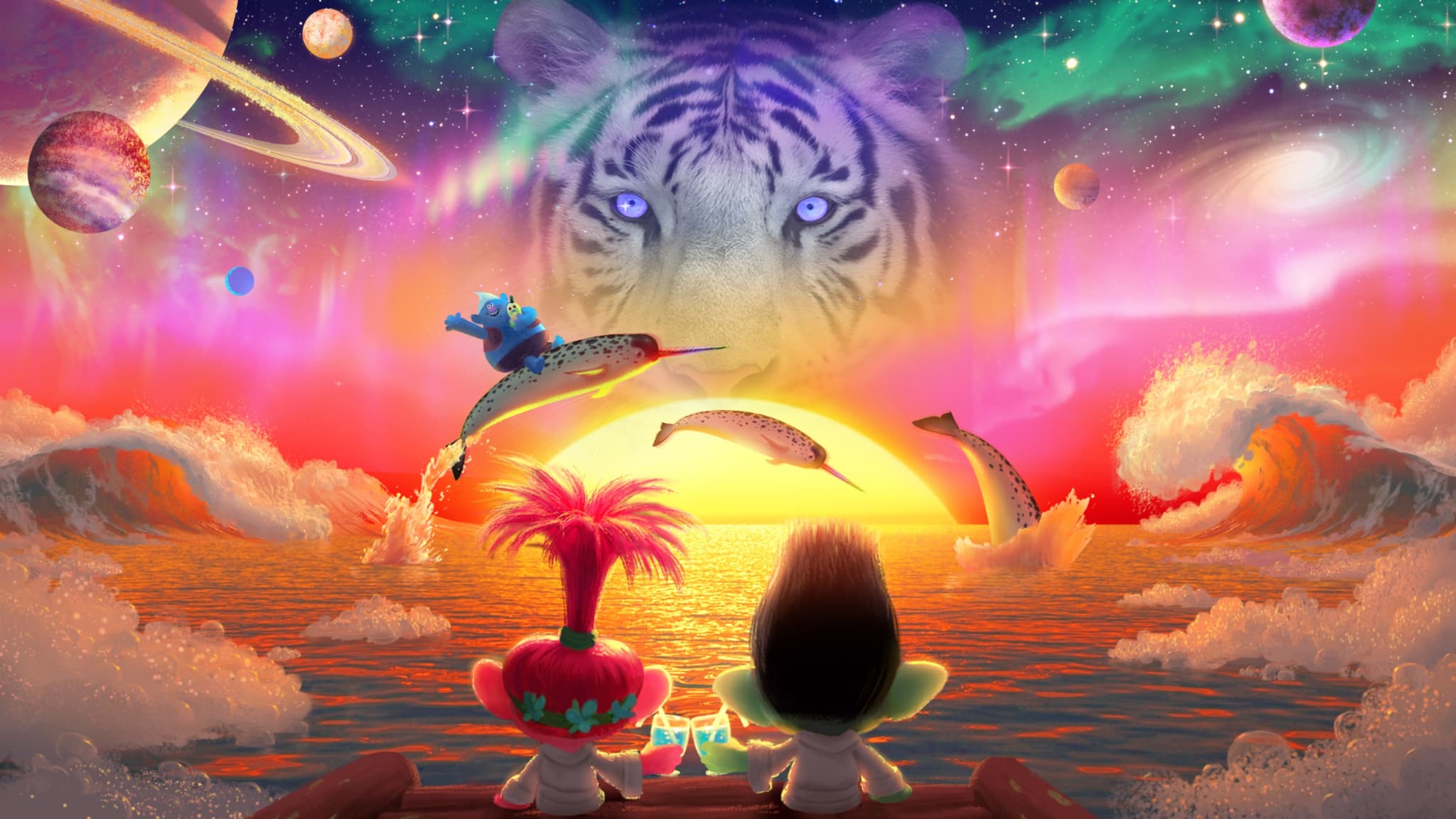 Une scène surréaliste des "Trolls 2" Une scène surréaliste des "Trolls 2"