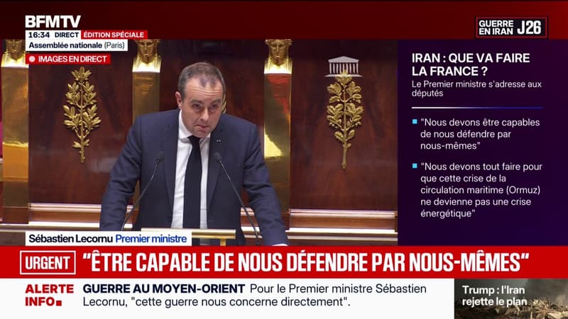 Énergies: "Il n'y a pas aujourd'hui de risque de pénurie pour notre pays", affirme le Premier ministre Sébastien Lecornu