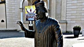 Statue de Fernandel, à Brescello en Emilie-Romagne. (Photo d'illustration)