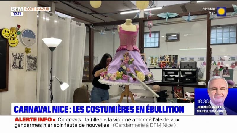 Couturières en pleine préparation pour le carnaval de Nice