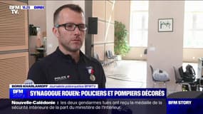 Story 6 : Synagogue Rouen, policiers et pompiers décorés - 20/05