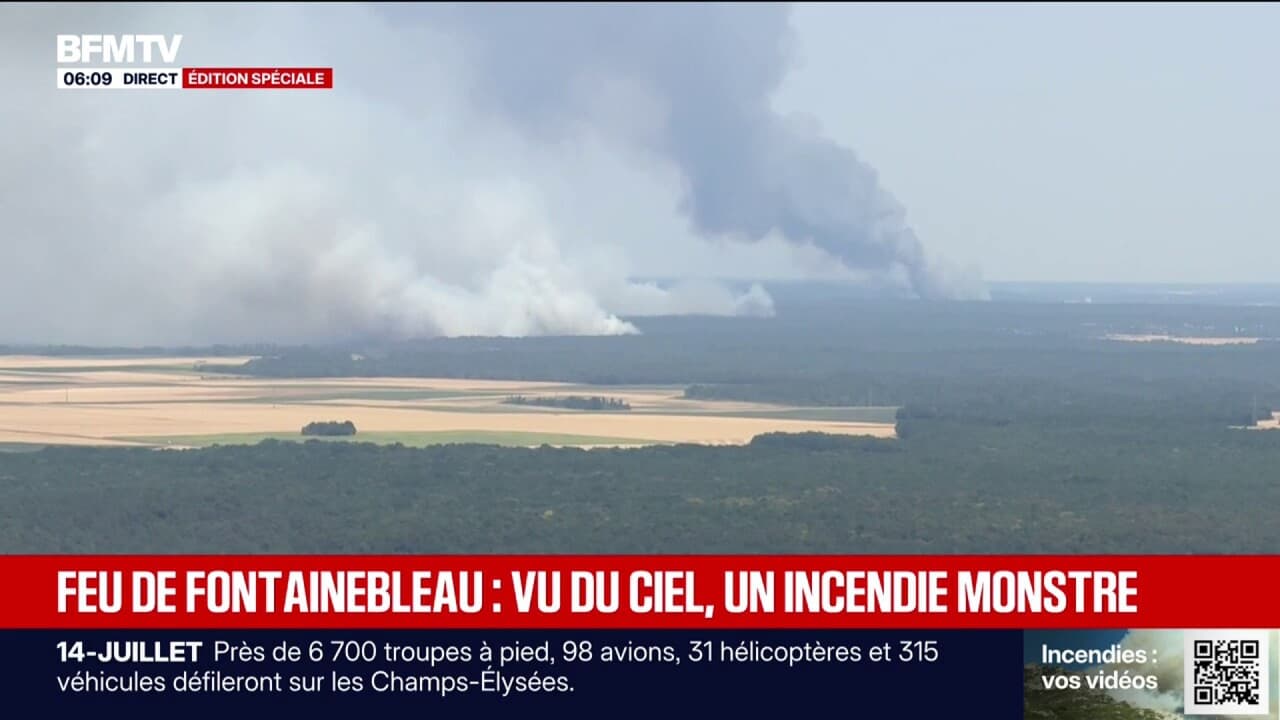 Fontainebleau Yangını 1.300 Hektarı Küle Çevirdi, Ormanın %5'i Yok Oldu