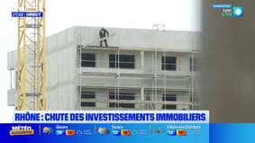 Les investissements immobilier sont en chute dans le Rhône