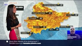 Météo Côte d'Azur: du soleil et de la douceur ce vendredi, 21°C à Nice