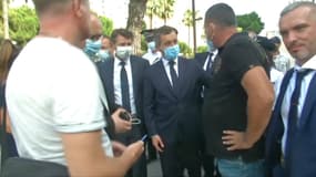 Gérald Darmanin et Christian Estrosi à Nice ce jeudi.