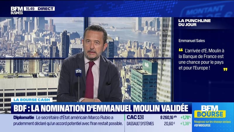 La bourse cash : "L'arrivée d'Emmanuel Moulin à la Banque de France est une chance pour le pays et pour l'Europe" - 25/05