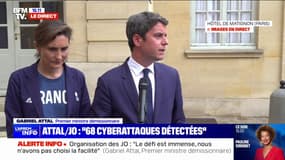 Gabriel Attal: "Depuis le 22 juillet, 68 cyberattaques qui visaient l'organisation des Jeux ont été détectées"