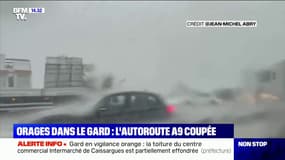 "On s'est retrouvés dans une situation apocalyptique": des dizaines de conducteurs coincés sur l'A9 par les intempéries
