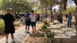 Le cimetière du kibboutz de Nir Oz