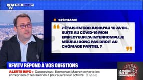 Aurais-je le droit au chômage partiel, si mon CDD a été interrompu à cause du coronavirus ? BFMTV répond à vos questions