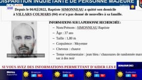 Alpes-de-Haute-Provence: un homme porté disparu à Villars-Colmars