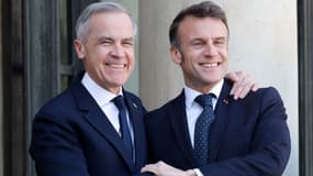 Mark Carney reçu à l'Élysée par Emmanuel Macron le 17 mars 2025