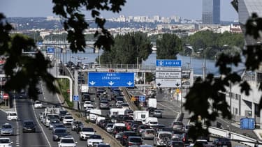 Des embouteillages sur l'autoroute A7 au sud de Lyon (photo d'illustration)