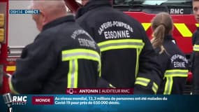 "C'est le fait d'une minorité de personnes. Il faut qu'elles soient retrouvées et jugées pour cela"  Antonin, habitant d'Etampes, réagit à l'agression d'un pompier par balles le soir du 14-juillet