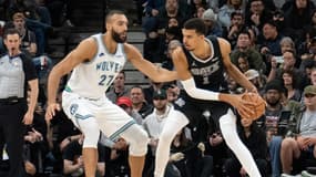 Duel entre Rudy Gobert et Victor Wembanyama en NBA