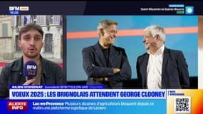Les Brignolais attendent George Clooney à la cérémonie des vœux du maire