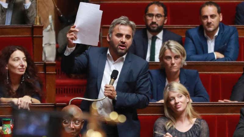 Le député France Insoumise Alexis Corbière, le 26 juillet 2017 à l'Assemblée nationale à Paris.