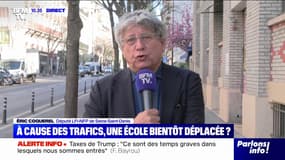École près d'un point de deal à Saint-Ouen: "Depuis le début, il s'agit de fermer définitivement cette école", affirme Éric Coquerel (LFI)