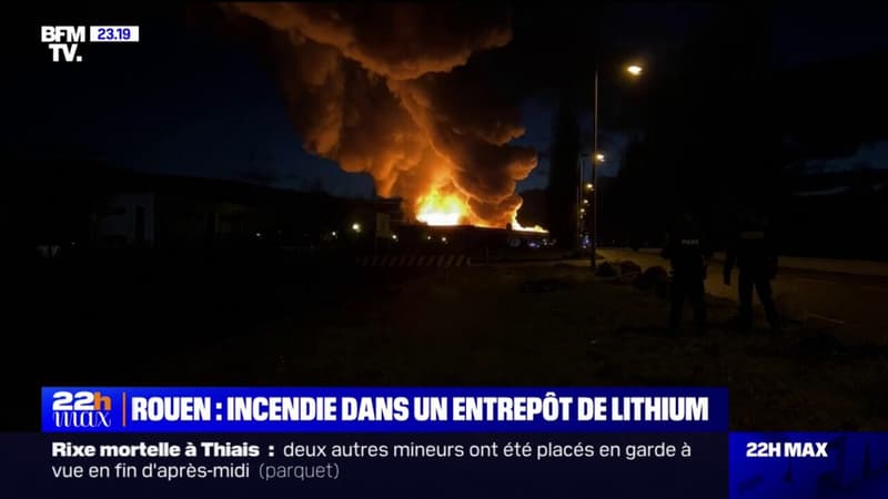 Rouen: une usine de batteries au lithium du groupe Bolloré prend feu