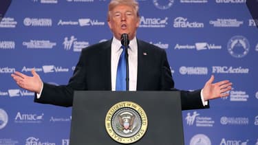 Donald Trump, le 13 octobre 2017.