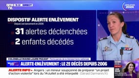 Alerte-enlèvement: "On est sur une trentaine d'alertes depuis 2006" indique la porte-parole de la Gendarmerie nationale