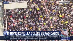 À Hong Kong, la contestation a viré à l'affrontement pour la première fois