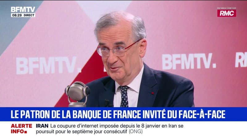 François Villeroy de Galhau, gouverneur de la Banque de France, salue "la résilience de l'économie française"