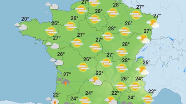 La météo vendredi 2 mai