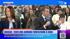 Visite de Macron à Marseille. Drogue : vers une amende forfaitaire de 500€. Les Tchatcheurs
