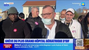 Limeil-Brévannes: grève du plus grand hôpital gériatrique d'Île-de-France