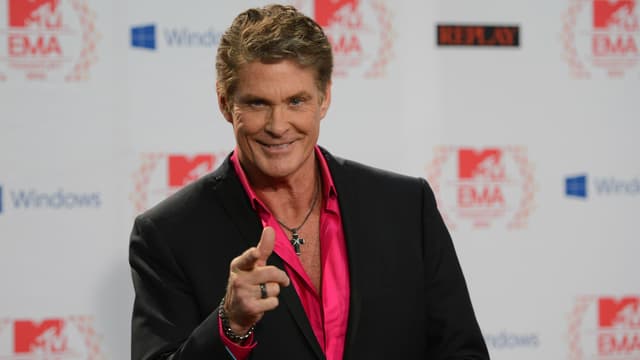 David Hasselhoff au MTV European Music Awards à Francfort en 2013