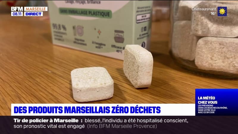 Regarder la vidéo Marseille: une entreprise vend des produits sans emballage plastique