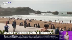 Biarritz goûte au printemps avec des températures allant jusqu'à 19°C