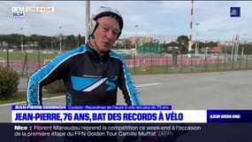 Jean-Pierre, 76 ans, bat des records du monde à vélo