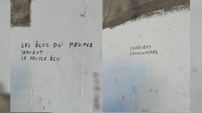 Des tags ont été découverts à Cagnes-sur-Mer début janvier 2025.