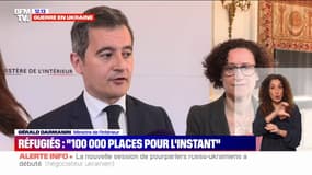"Jusqu'à 100.000 personnes, et plus si nécessaire": Gérald Darmanin s'exprime sur l'accueil des réfugiés ukrainiens en France
