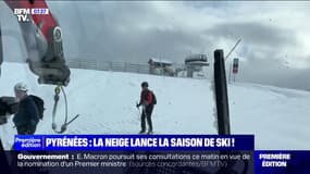 "Ca faisait plusieurs années qu'on n'avait pas vu ça avant Noël":  la neige fait son apparition sur les montagnes pyrénéennes