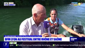 "C'est notre terrain de jeu": le président de l'aviron club de Lyon Caluire se réjouit de la tenue du festival Entre Rhône et Saône