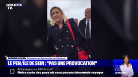 Marine Le Pen huée à son arrivée sur l'île de Sein, dans le Finistère