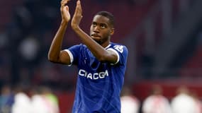 Geoffrey Kondogbia lors du match Ajax-OM, le 21 septembre 2023.