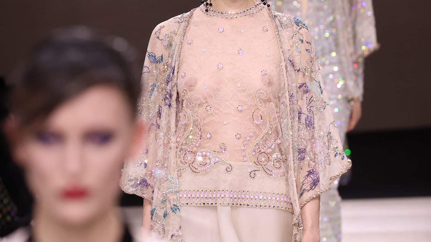 Giorgio Armani couture printemps-été 2024.
Giorgio Armani couture printemps-été 2024.