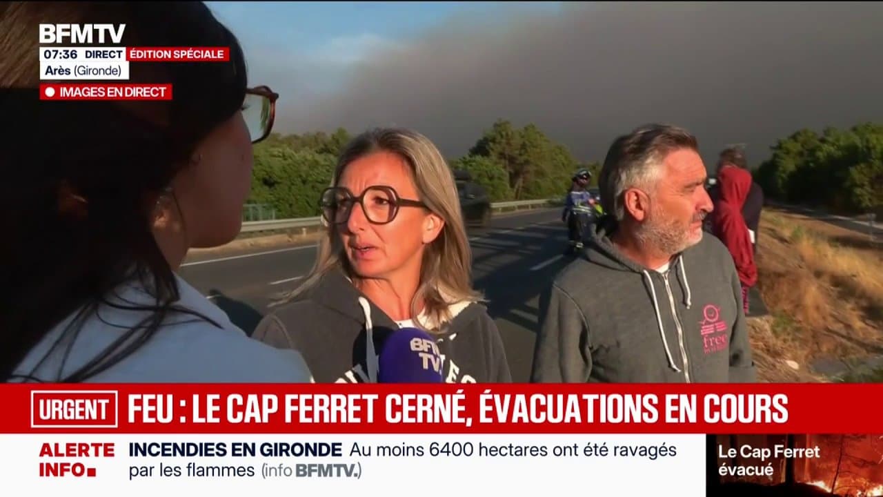 Cap-Ferret tahliyesi için trafik yoğunlaşıyor
