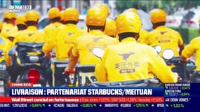 Chine Éco : partenariat Starbucks/Meituan pour les livraisons par Erwan Morice - 15/02