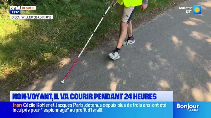 Non-voyant, il va courrir pendant 24 heures