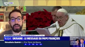 Le message en référence à la guerre en Ukraine du Pape pendant la messe de Noël 