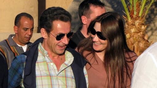 Carla Bruni-Sarkozy a assisté à l'émission de France 2 dans les loges.